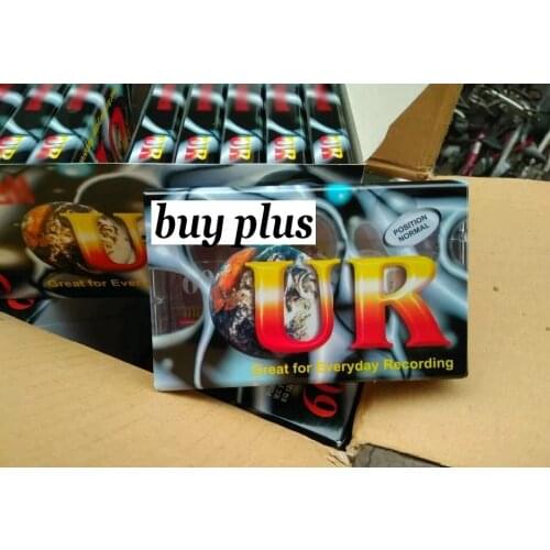 Wholesale 10 Pcs MaxUR60 60 Minutes Authentic Normal Position Type 1 Recording Blank Audio Cassette Tapes