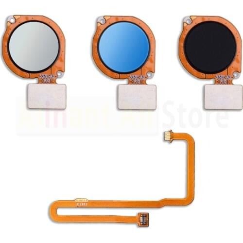 Original Back Home Key Fingerprint Sensor Flex Cable For Huawei Honor 10 Lite Touch ID Fingerprint Flex Cable Repair Phone Parts