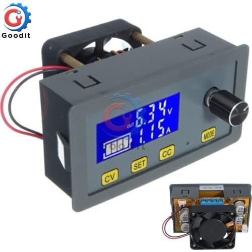 5A LCD Digital DC-DC Step Down Buck 160W Adjustable Voltage Regulator 6V-32V to 0-32V DC-DC Step Down Converter With Fan