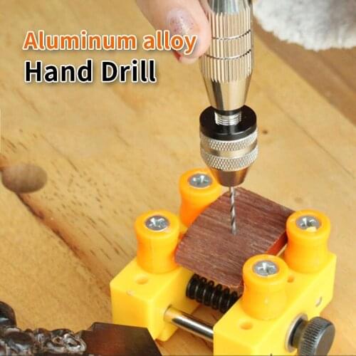 Manual Hand Drill Quick Drilling Tool MIni Portable DIY Drilling Tools Woodworking DIY Tool Manual Hand Drill with Drill Bit