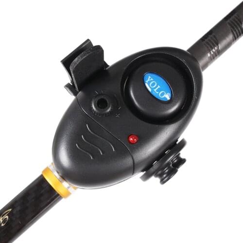 Fishing fish bite alarm electronic indicator on fishing rod loud indicator volume adjustable day and night fishing accessories