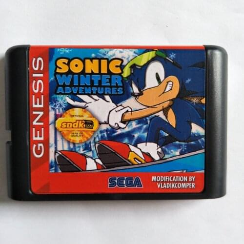 SONIC WINTER ADVENTURES For Sega Mega drive 16 bit MD Games Card For Sega Mega Drive For Genesis