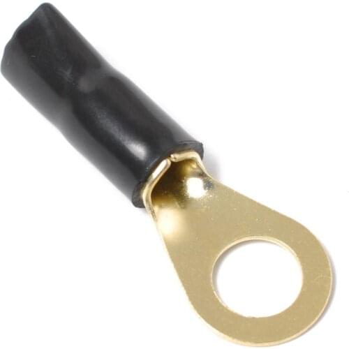 10 Pairs 8 AWG Car Electronics Ring Terminals Connectors Brass Contact