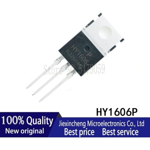 10PCS HY1606P HY1606 TO-220 HY1606B TO-263 HY1606D TO-252 60V 66A MOSFET New original