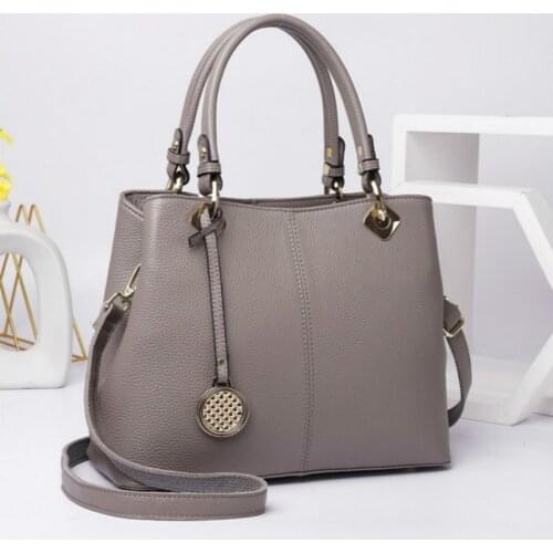 100% Genuine Leather Womens Handbag Casual Tote Bag Fashion Brand Design Shoulder Messenger Bags