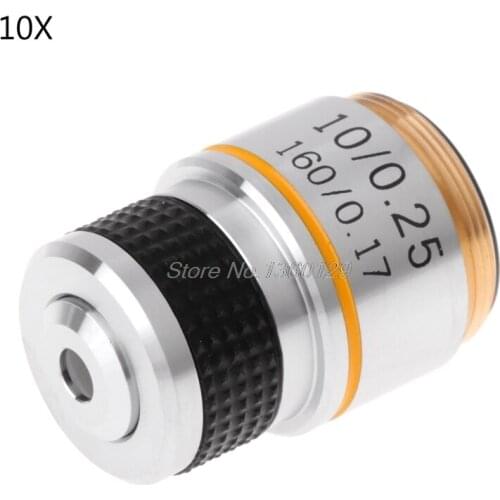 4X 10X 40X 100X Achromatic Objective Lens for Biological Microscope 185 Dec12 Wholesale&DropShip