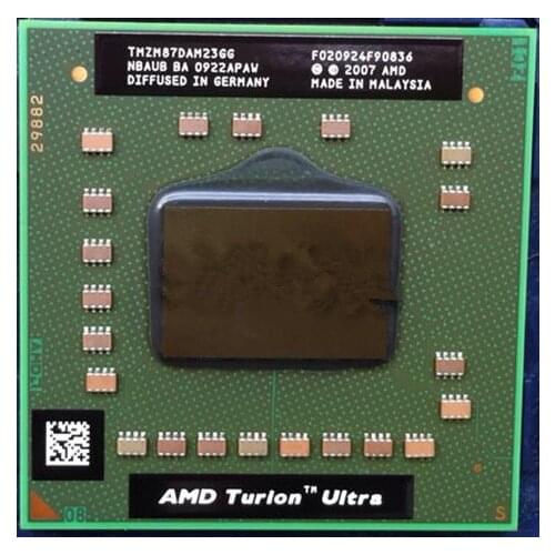 AMD laptop Mobile AMD Turion x2 Ultra ZM-87 ZM87 Socket FS1 CPU 2M Cache/2.4GHz/Quad-Core processor zm 87 cpu TMZM87DAM23GG