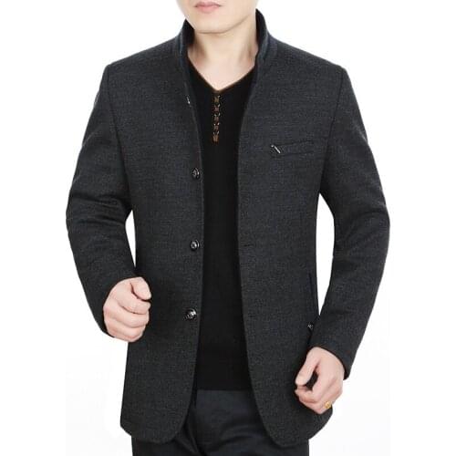 Spring Autumn Casual Jackets For Men Slim Plus Size 5XL Wind Breaker Mens Jackets And Coats Wool Bombers Homme Outwear