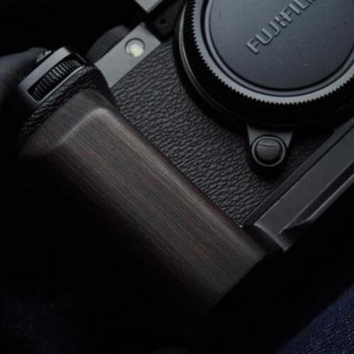 For Fujifilm Fuji xs10 x-s10 Digital Camera Arca-Swiss RSS L Type wood Bracket Tripod Quick Release Plate Base Grip Handle