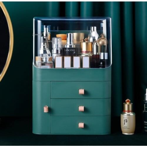 Cosmetic Perfume Storage Box Desktop Skin Care Products Mask Holder Dressing Table Makeup Brush Lipstick Finishing Storage Shelf