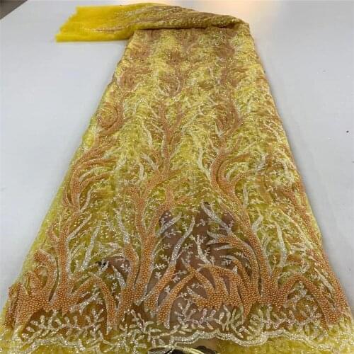 SJ Lace 2021 Newest African Net Lace Embroidery French Tulle Lace Fabric High Quality Mesh Milk Lace For Wedding A2-29