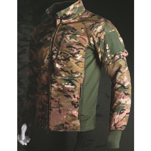 Army Tactical Jacket Men Military Hunting Clothing Mountaineering Camping Hiking Hooded Coats Keep Warm Waterproof Windbreaker