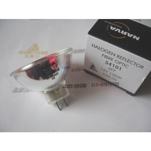 NARVA 54101 12V 100W halogen reflector lamp,Zeiss surgical microscope fibre optic light source,12V100W EFP GZ6.35 bulb
