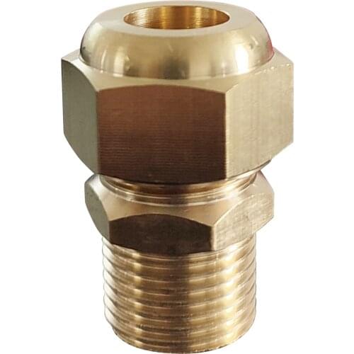 MENSI G1/2'' x G1/2'' brass adapter Coupling Union Adapter Fiting for Gas
