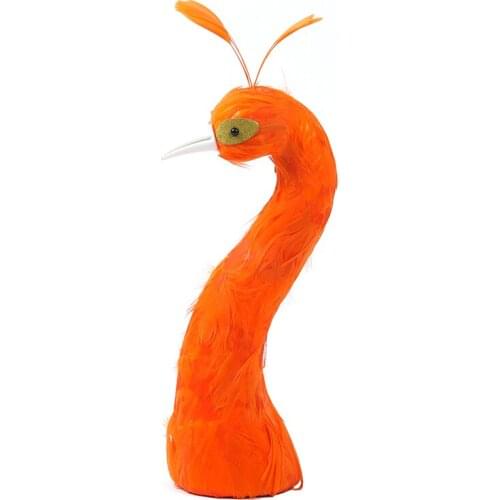 Peacock Head Model Flower Basket Packaging Material Barley Simulation Flower Bouquet Decoration Florist Floral Materials