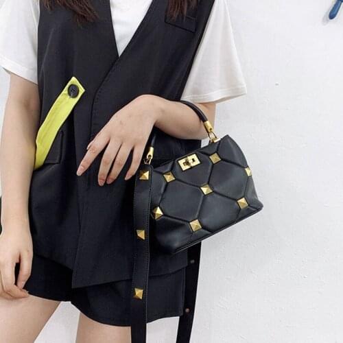 Fashion Women Rivet Handbags High Quality Ladies Shoulder Bag Luxury Designer Crossbody Bags for Women Purse Top Handle Bags