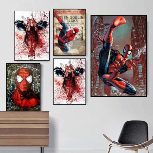 Marvel Classic Movie Superheroes Spider-Man Diamond Painting Embroidery Cross Stitch Kits Diamond Mosaic Home Decor Gift
