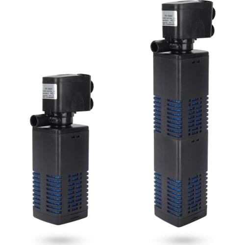 Small fish tank function filter aquarium three-in-one built-in submersible pump aeration filter pump
