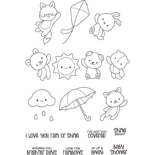 Transparent Clear stamp and cutting dies DIY Silicone Seals Scrapbooking /Card Making/Photo Album Decoration