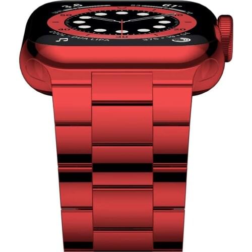 Wristbands for apple watch 6 44mm 40mm se series 6 5 4 band for iwatch se 3 42mm 38mm bracelet Ultra-thin stainless steel strap