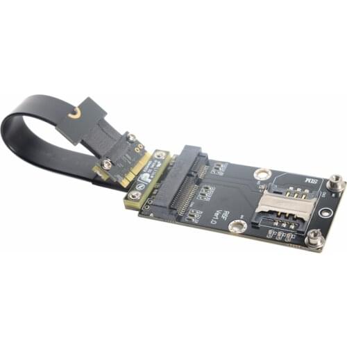 Riser M.2 WiFi A+E A.E Key 2230 To Mini PCI-E mPCIe mini-pcie Riser Card Extender Cable M2 wi-fi Bluetooth 3G 4G card