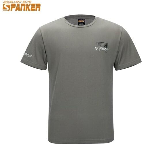 EXCELLENT ELITE SPANKER Tactics Pure Cotton Short Sleeve Outdoor Casual Round Neck Shirt Go Forit Short Sleeve Half Sleeve