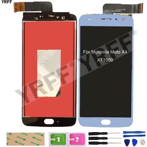 For Moto X4 LCD Screens For Motorola Moto X4 XT1900 LCD Display Touch Screen Digitizer Assembly Panel Sensor Phone Repair Sets