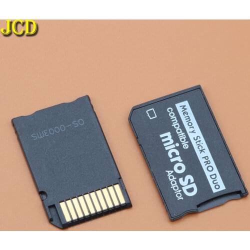 JCD 1Pcs Memory Card Adapter Micro SD to Memory Stick Adapter For PSP Sopport Class10 Micro SD 2GB 4GB 8GB 16GB 32GB