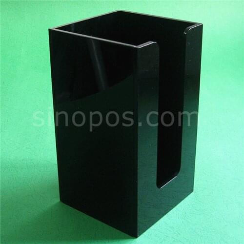 Acrylic Coffee Cup Dispenser, milk disposable plastic paper cups lid holder organizer party buffet cafe store stand rack storage