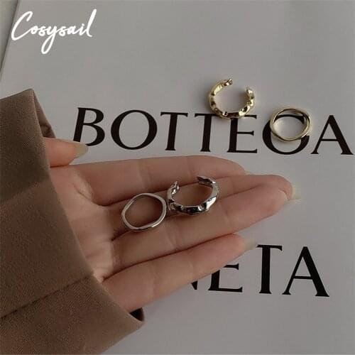 Cosysail 2Pcs/Set Retro Ring On Phalanx Irregular Geometry Adjustable Metal Dating Party Elegant Wedding Ring Set for Women 2021