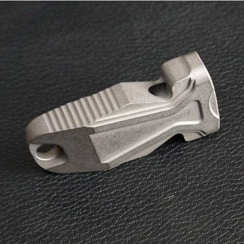 A227 TC4 Dual Frequency Whistle Titanium Emergency Escape Emergency Whistle Camping Survival Tool Outdoor Supplies