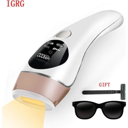 IGRG 2020 New 500000 Flashes IPL Laser Hair Removal Pulsed Device Permanent Hair Removal IPL laser Electric depilador a laser