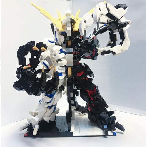 MOC Building Block Maker Armed Mecha Unicorn Childrens Toy DIY Building Blocks Brikes Birthday Gift