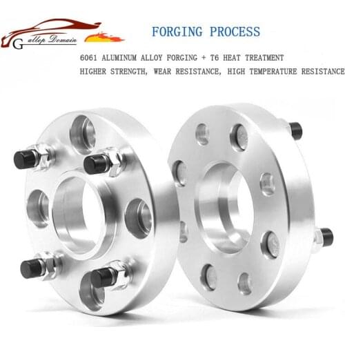 2Pieces PCD 4X100 CB 60.1mm Thick 20/25mm Wheel Spacer Adapter 4lug SUIT For Renault Universal Car-Styling Auto Parts M12XP1.5
