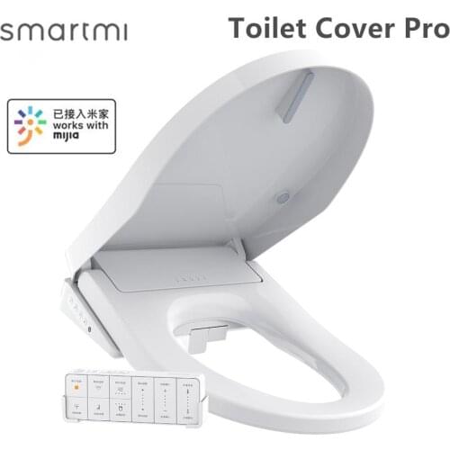 Smartmi Toilet Cover Pro Seat Lid Electric Automatic Induction Bidet Work with Mijia Remote Control 1200W 220V Deodorant