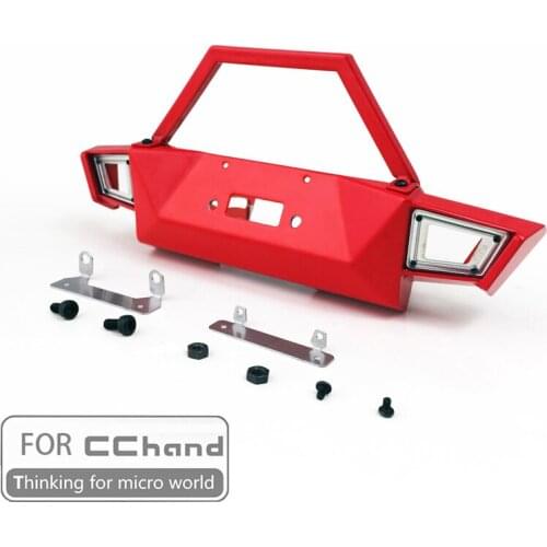Metal front bumper for 1/10 CC hand AXIAL SCX10 90027/90035 JK