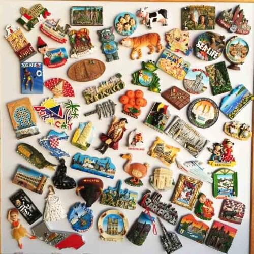 Memorial gifts for travel around the world Fridge Magnet
