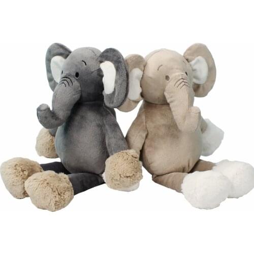 Plush Toys for Children Stuffed Animals Elephant Soft Baby Comforter Toy Doll Kawaii Baby Twins Birthday Christmas Gift 38cm