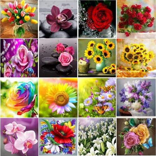 Full Round Diamond Painting Landscape Spring 5D Diamond Embroidery Mosaic Cross Stitch Winter Home Decor Gift