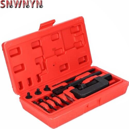Full Set Motorcycle Bike Chain Breaker Splitter Link Riveter Universal Bikes Chain Tool Set Cycling Accessories Carry Box