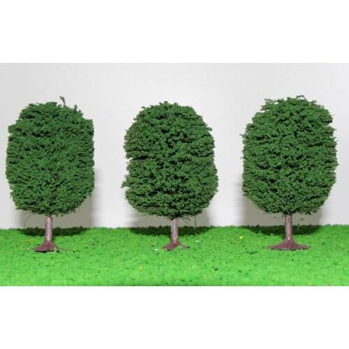 Ball-shaped Trees Model Train Wargame Diorama Architecture Scenery NEW model train ho scale S0502 railway modeling