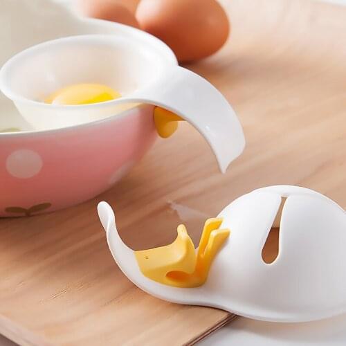 Convenient stem whisk egg yolks egg white separator filter baking the egg yolk egg white egg filter kitchen yongping