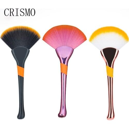 CRISMO 1PCS Fan-shaped Concealer Brush Makeup Brush Foundation Powder Blush Makeup Beauty Makeup Brushes Tool For Beginners