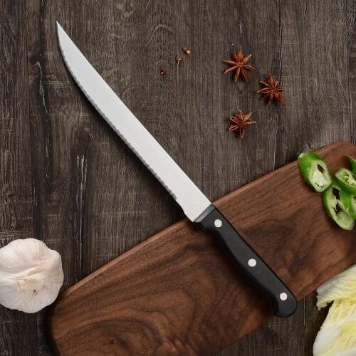 XYj 3Cr14 Stainless Steel Slicer Knife High Quality Boning Slicing Knife 8 inch Kitchen Cleaver House Cooking Accessories Tool