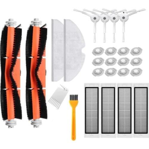 HEPA Filter Side Brush Main Brush for Xiaomi 1S Robot Vacuum 2 Roborock S50 S51 S5 Vacuum Cleaner Parts Accessories