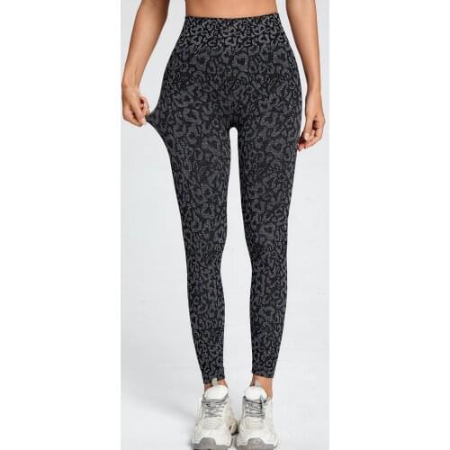 2021 Women Gym Yoga Seamless Pants Sports Clothes Stretchy High Waist Athletic Exercise Fitness Leggings Female Activewear Pants