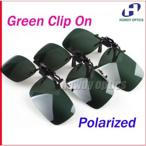 20pcs Wholesale Glasses Eyeglasses G15 Green Eyewear Eyeglass Sunglass Polarized Clip On Sunglasses TAC Lens UV400 Free Shipping