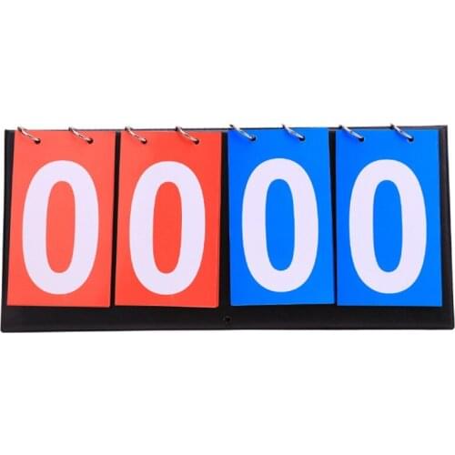 4 Digit Score Board Basketball Soccer Scoreboard for Basketball Football Badminton Volleyball Table Tennis