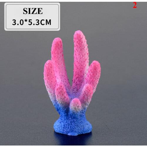 1Pcs Colorful Resin Aquarium Artificial Coral Reef Aquarium Decoration Fish Tank Coral Stone Lanscaping Ornament DIY Accessories