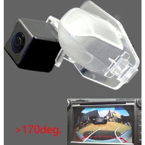 Dynamic Trajectory HD ccd rear view camera for Honda CRV Odyssey new Fit hatchback car back parking camera Appr.180deg fisheye